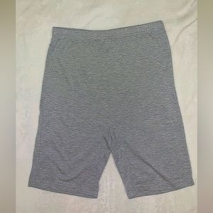 Grey biker shorts